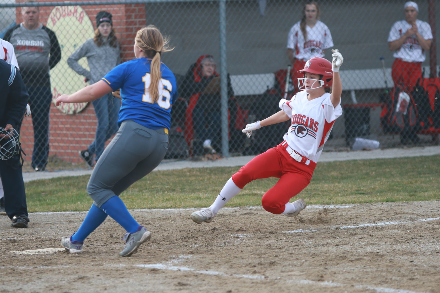 Gallery: Prep softball - Highland at Kankakee Valley